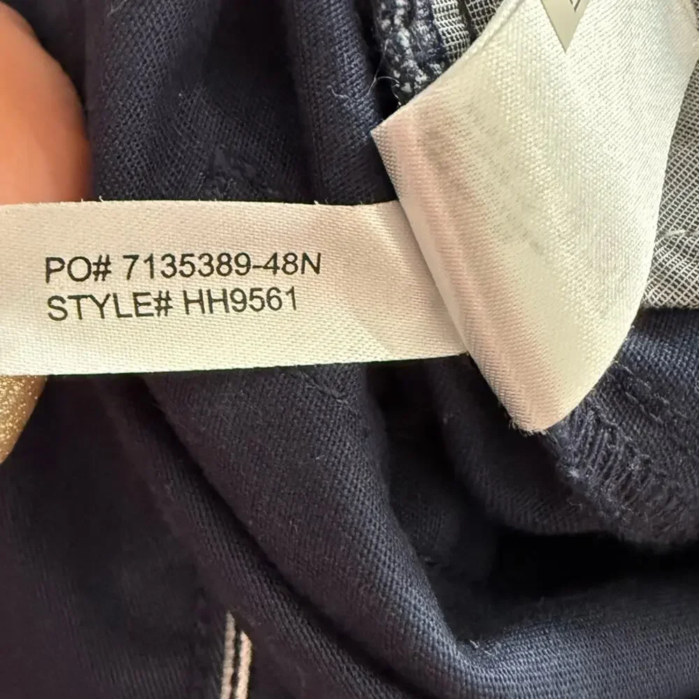 Lacoste Men’s W30 L34 Slim Fit Navy Blue Chino Pants Cotton Stretch Classic